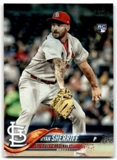 2018 TOPPS RYAN SHERRIFF RC ST. LOUIS CARDINALS #698