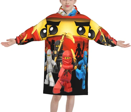 Ninjago Cartoon Oversized Blanket Hoodie