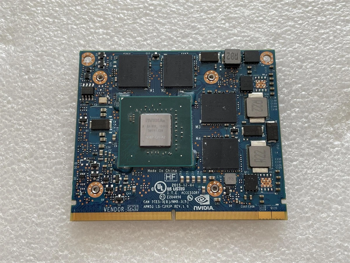 Hp ZBOOK 15 G3 848261 001 GFX NVIDIA Quadro M1000M Graphics Card