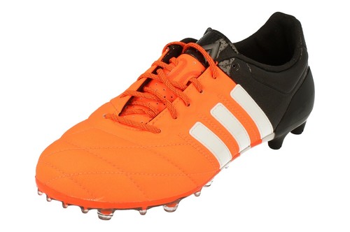 ADIDAS ACE 15.1 FG/AG in Pelle Da Uomo Scarpe Da Calcio Calcio Cunei B32820  | eBay