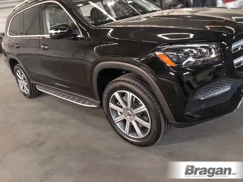 Running Boards Pair For Mercedes-Benz GLS X167 2019+ Side Steps Car Accessories - Picture 7 of 9