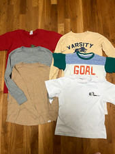 Mixed lot M kids boys T-shirts GAP UTXX FRUITOFTHELOOM and 2 crewcuts t shirts.