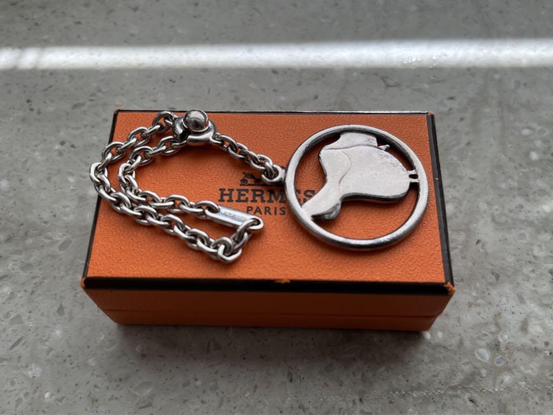 HERMES Keyring 1.1 inch diameter silver | eBay HERMES Keyring 1.1 inch diameter silver | eBay