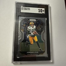 2020 Panini Prizm #363 Jordan Love Rookie Card SGC 10 Green Bay