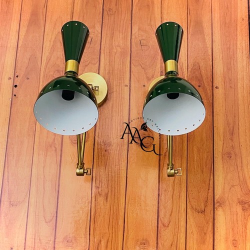 1950s Wall Sconces Italian Adjustable Wall Lamps In Stilnovo Style Wall Light - Picture 4 of 6