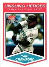 2004 Fleer Platinum #180 Carl Crawford