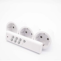 Intertechno Funk Steckdosen IT3-2300 Mit Handsender Smart Home 3Er Set