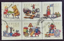 Sweden 2000 - Toys - (Mi: SE 2194-2199) - Used, not hinged