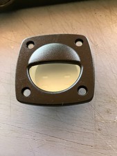 Drawer Knob -BLACK Flush Pull, Plastic  LOT OF 6 KNOBS FREE SHIPPING