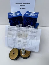 Aircraft Engine Mounts P/N 94110-01 Fits Piper / Gulfstream / More (Set of 4)