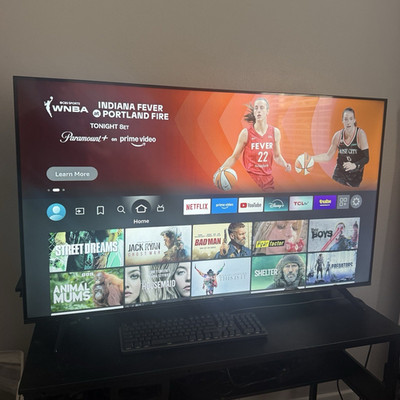 TCL 55F35 55in LED 4K Smart TV Black w/ Netflix Prime Video YouTube Disney+