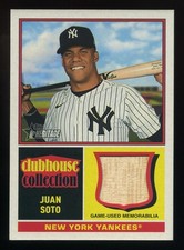 2025 Topps Heritage Baseball Clubhouse Collection Relic Juan Soto CCR-JS
