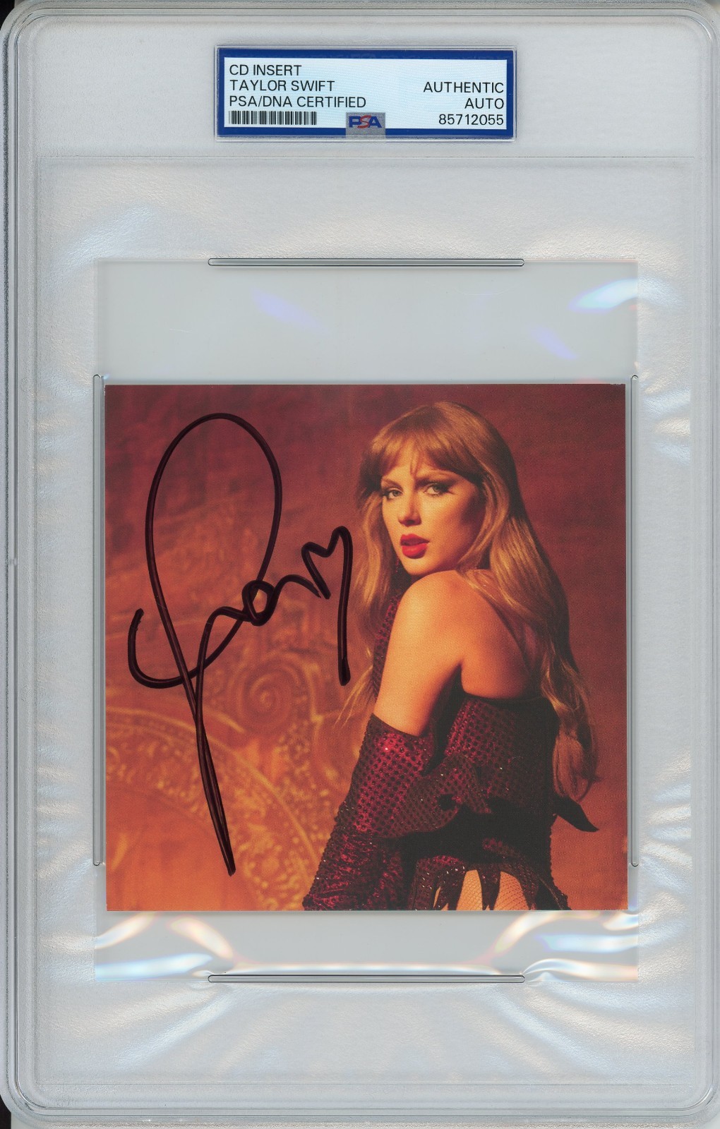 SIGNED TAYLOR SWIFT LIFE OF A SHOWGIRL RARE PHOTO 3 PSA DNA COA AUTOGRAPH AUTO
