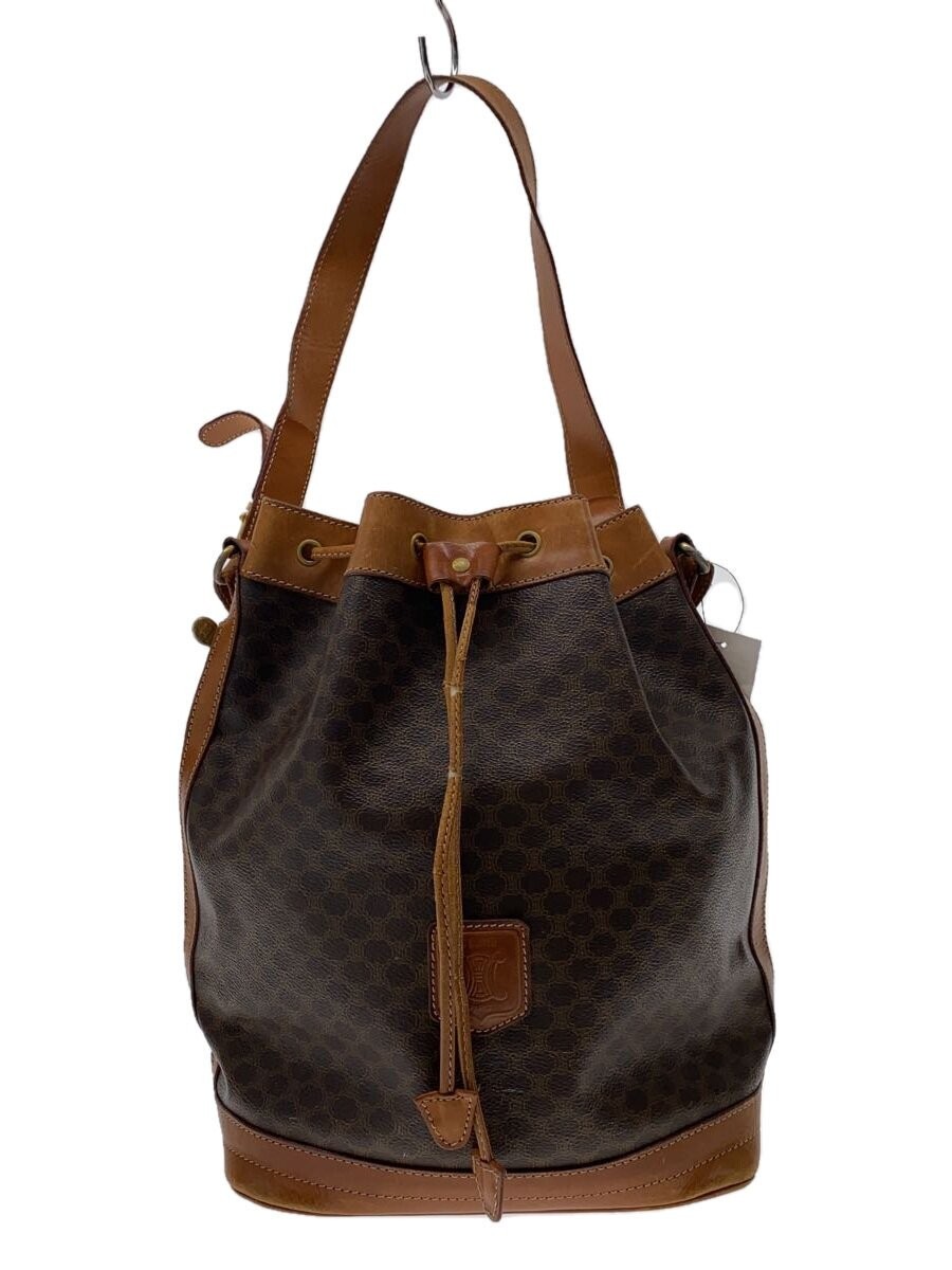 Used Celine Shoulder Bag/Leather/Brw/Allover Pattern/M93 Bag