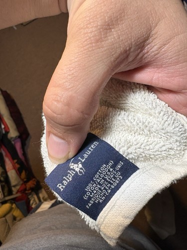 Toalla de playa Polo Sport Ralph Lauren 65 X 34 pulgadas vintage años 90 - Imagen 7 de 7