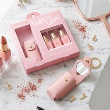 Beautifully You Cosmetics Lip Love Set Pink Lipstick Makeup Gift Set