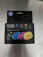 HP 936 Genuine Original Inkjet Ink Cartridges 4-Pack CMYK C/M/Y/K