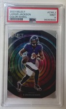 2023 Panini Select Color Wheel Lamar Jackson #CW-LJ PSA 9 Mint Baltimore Ravens