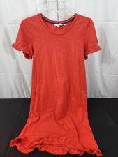 Boden women's US 4R long short sleeve ruffle hem T-shirt dress