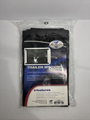 Professionals Choice 35 Wx26 T Equine Trailer Window Screen-Black-NEW-Horse