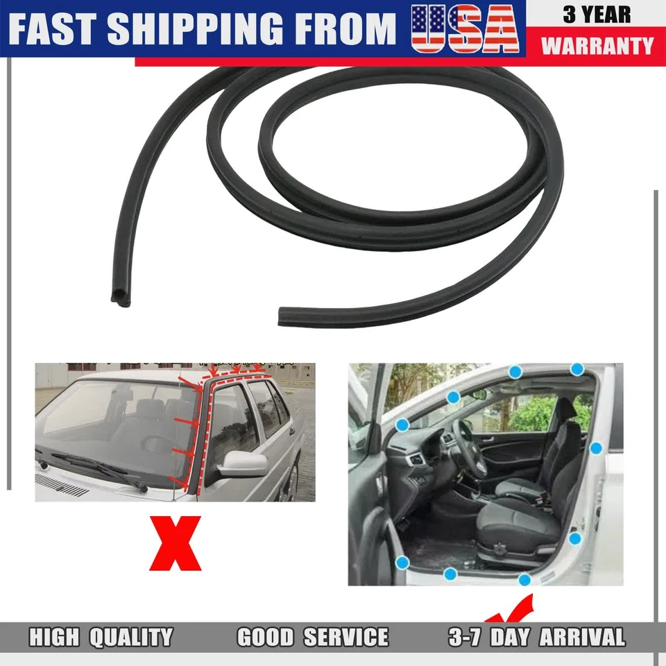 Fits 2002-2009 Dodge Ram Pickup Truck Weatherstrip LH New Front Door Seal - Imagem 3 de 4