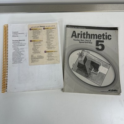 Abeka Arithmetic 5 Fourth Edition Answer Key & Teacher Quiz, Test, & Drill Key