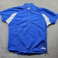 Lousiville Slugger Youth Medium Baseball Batting Jacket Short Sleeve Blue