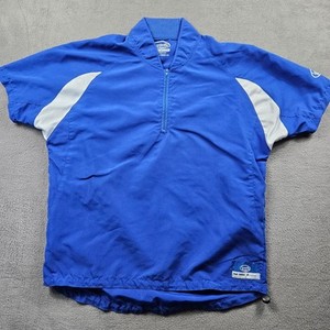 Lousiville Slugger Youth Medium Baseball Batting Jacket Short Sleeve Blue