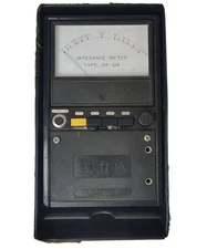 TOA Electric Co. Type ZM-104  Impedance Meter Back Case