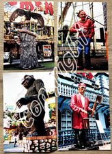 4 x Archiv Foto FIGUREN Geisterbahn Laufgeschäft - Kirmes Modellbau Schausteller