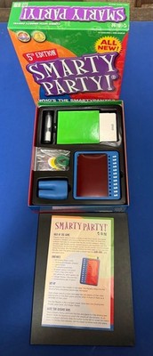 Smarty Party 5th Edition Party Board Game R&R Games Excellent Condition