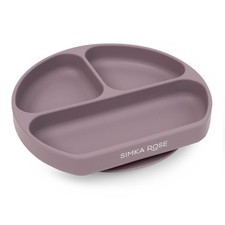 Baby Suction Plates - Silicone Divided Design, Toddler Plates - BPA Free, Mic...