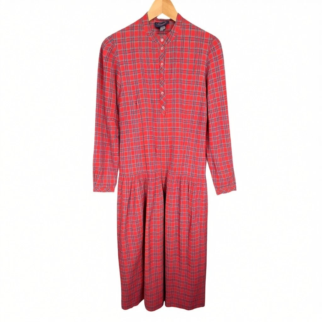 chinese dress ladies ALLEN ALLEN NAVY LINEN DRESS – leefluxury.com main image 0
