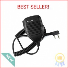 Retevis Walkie Talkie Shoulder Speaker Mic,78 inches Wire Length,Compatible with
