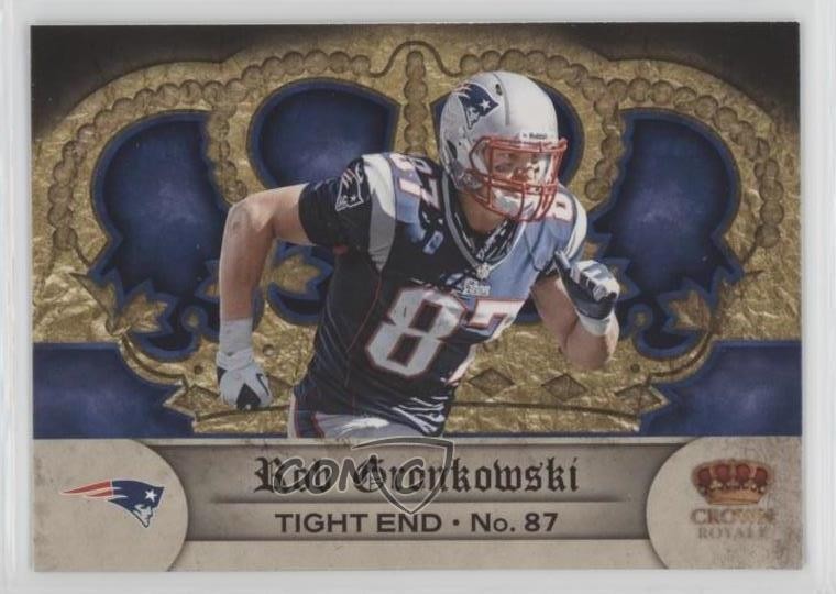 2012 Panini Crown Royale Retail Uncut Crown Rob Gronkowski #53 yf0