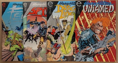 HEAVY HITTERS # 1 : UNTAMED; FEUD; DRAGON LINES; SPYKE US Marvel Comics 1992