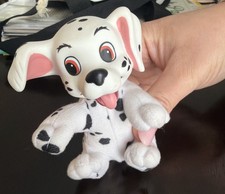 Vintage Disney 101 Dalmatians Plush Puppy with Vinyl Head