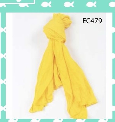ANTICA SARTORIA 2025 YELLOW COTTON SCARF  40x70
