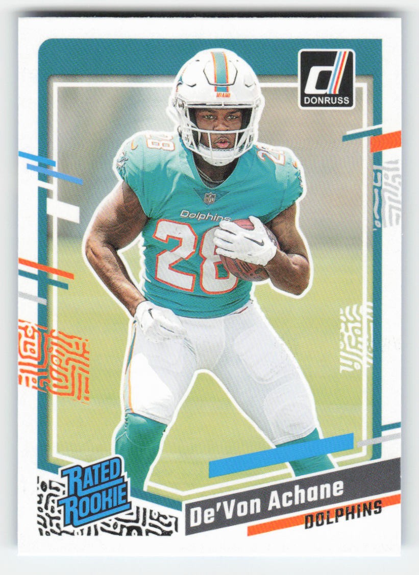 De'Von Achane 2023 Donruss RC #365