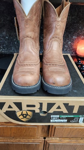 Ariat Fatbaby 14831 Women's Size 11 Tan Rebel Brown Boots - Picture 3 of 6