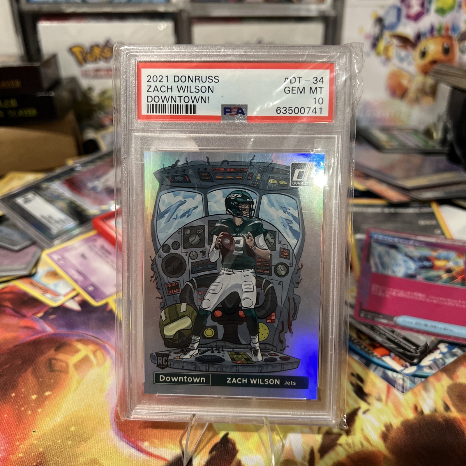 2021 Donruss ZACH WILSON RC Downtown PSA 10 GEM MT 10 SSP