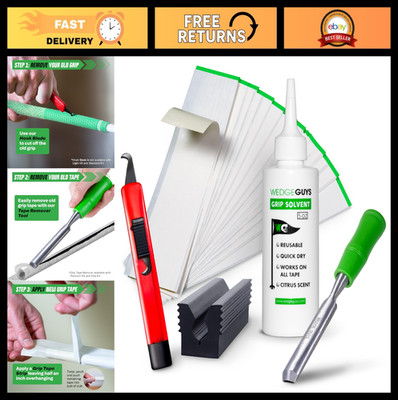 Golf Club Regripping Kit - Professional Wedge Grip Tools, Hook Blade, Tape Strip