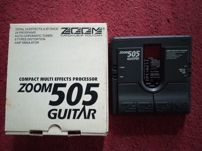 ZOOM 505 - GUITAR Compact MULTI EFFECTS PROCESSOR Japan 1990's with BOX
