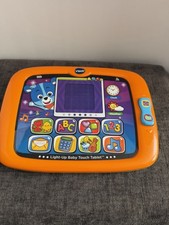 VTech Light-Up Baby Touch Tablet, Orange Works Great 1514