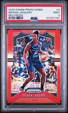 2020 Panini Prizm WNBA - BRIANN JANUARY #2 - Red Prizm /275 - PSA - /275