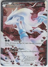 ultra rare reshiram card Reshiram Legendary Treasures RC22/RC25 TAG 8