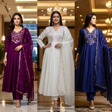 Indian Designer Anarkali Kurta Suit Bollywood Beautiful Ethnic Kurti Pant Dress