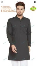 Indian Traditional Cotton Kurta Mens Sleeves Kurta With Pajamas Pulse Size