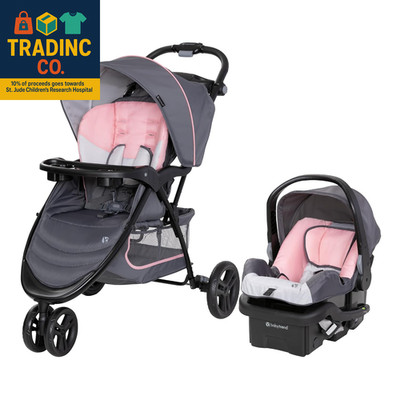 EZ Ride Travel System with Ez-Lift  Infant Car Seat, Dash Pink
