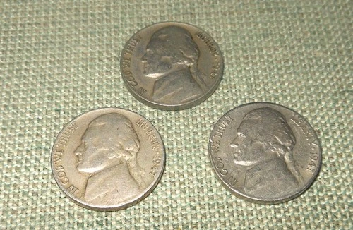 Photo of a 1947-P Jefferson Nickel from an eBay listing that sold on Jul 16, 2026